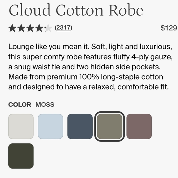 Parachute Cotton Robe - Picture 2 of 10